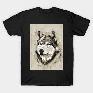 Wolf Sketch T-Shirt